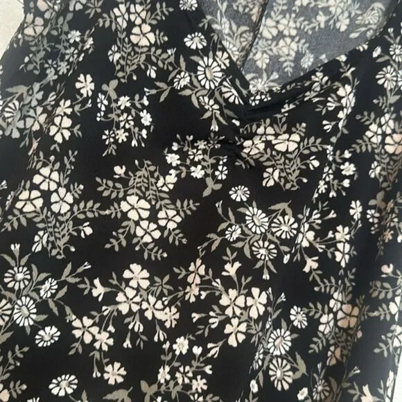 Wallflower Mini Dress Small Micro Ditsy Floral 90s Y2K Babydoll Dark Fairy Goth - Picture 4 of 11